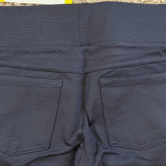 NWT Matty M Women’s High Rise Slub Ponte Legging Pants Blue, Size Small (New) - Picture 6 of 6